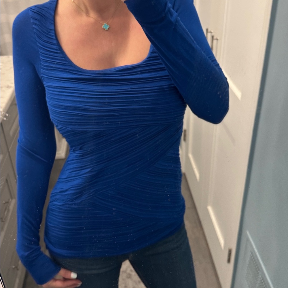 NWT Bailey 44 Blue Top